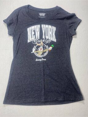 Warner Bros. Looney Tunes Brooklyn Grey Large T-Shirt